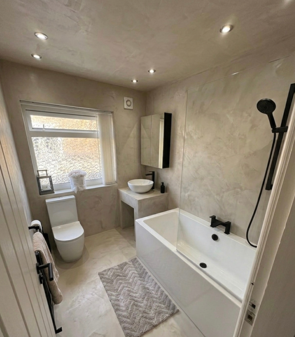 Microcement Bathroom & Colour Wash