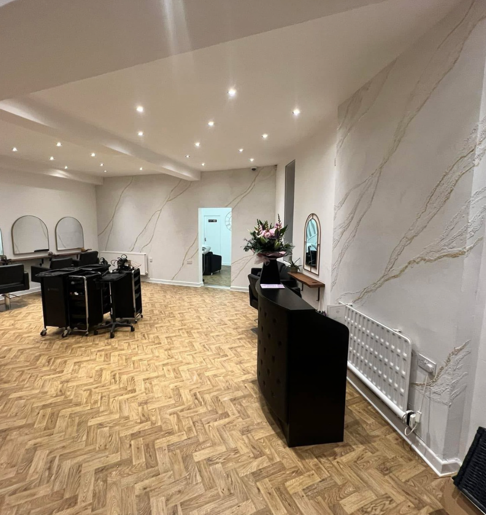 Travertine & Gold Leaf, Salon