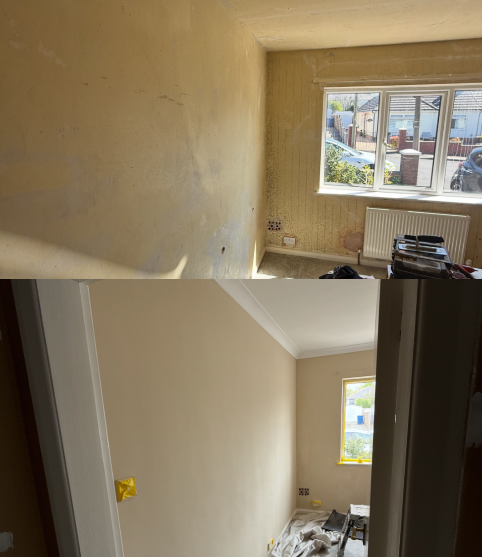 Bedroom Coving & Painting