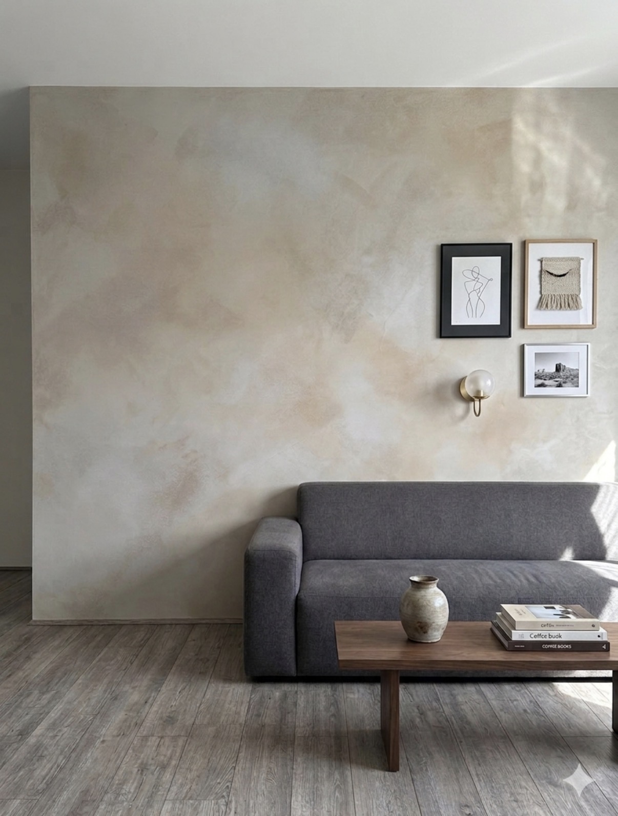Lime Plaster with Limewash