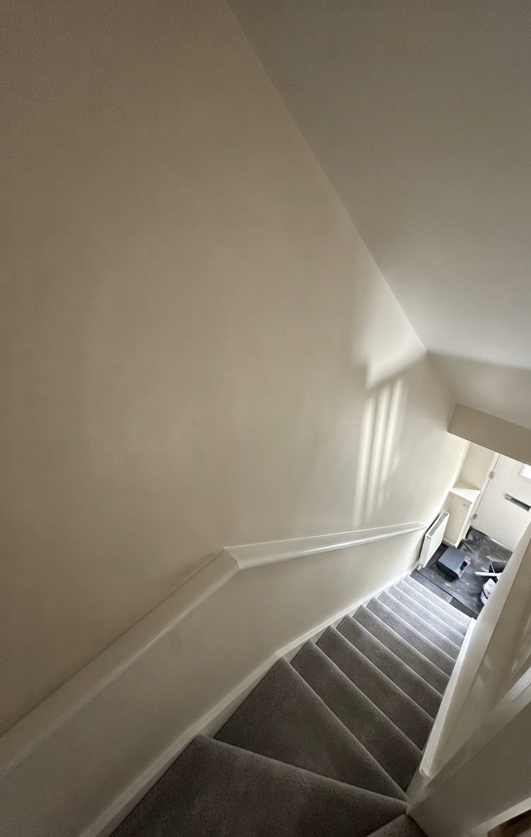 Subtle Limewash Staircase